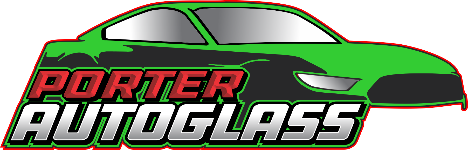 logo for Porter Auto glass Stratford, Ontario, Canada