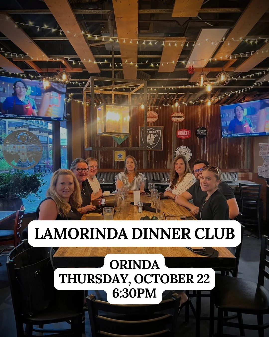 The next Lamorinda Dinner Club is coming to Orinda on Thursday, October 22, at 6:30pm.

Come share an evening around the table with neighbors. Details and reservations are at lamorindalife.dnnr.io.