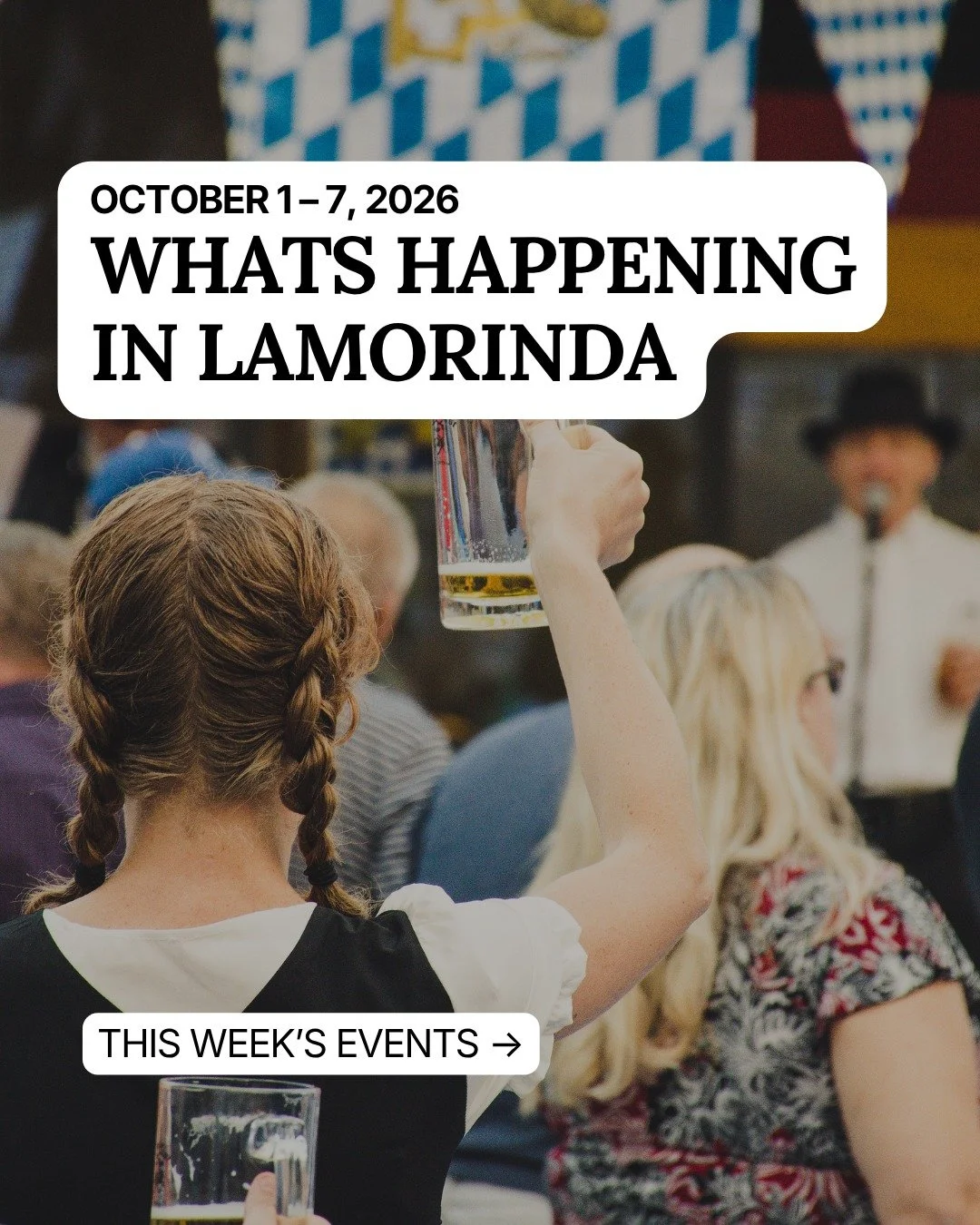 October is here, even if the weather still feels like summer. 🍺

Close out the Thursday Nights season in Orinda with the Freestone Peaches, then lend a hand during Moraga Community Service Days all weekend.

Saturday brings trucks to explore in Lafa
