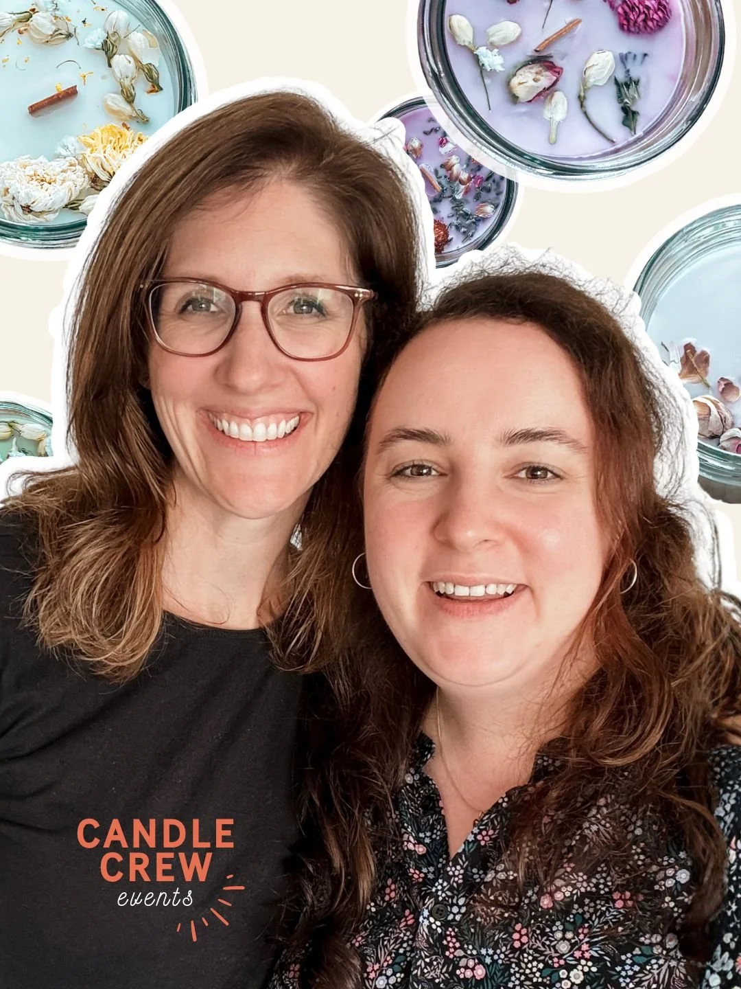 Die Gründerinnen der CandleCrew:  Michelle Herwig und Katrin Wittmann.