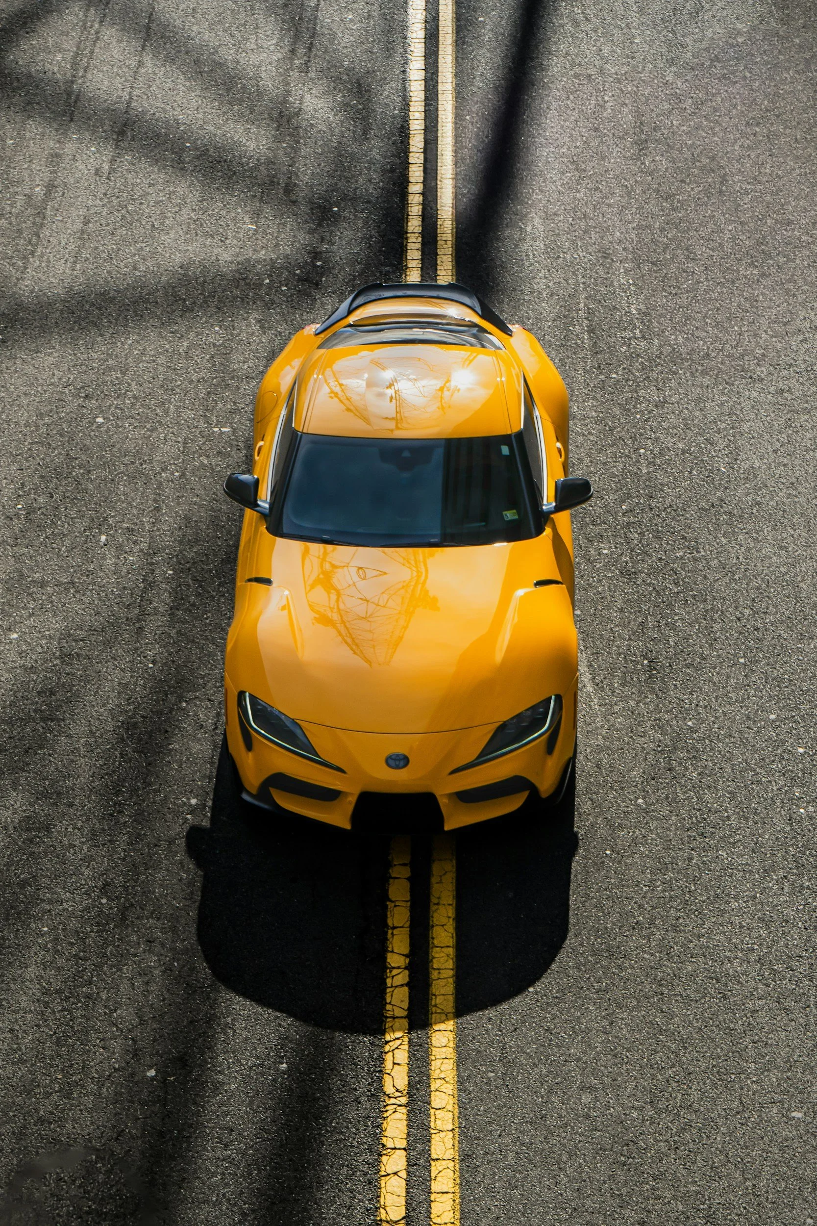 sports car advertising campaign drone kloudpilot
