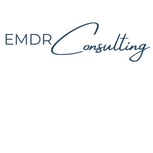 Logo for EMDR Consulting with the text 'EMDR Consulting' in an elegant script and sans-serif font.
