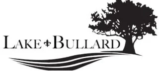 Lake Bullard logo with a large tree silhouette above stylized water waves.