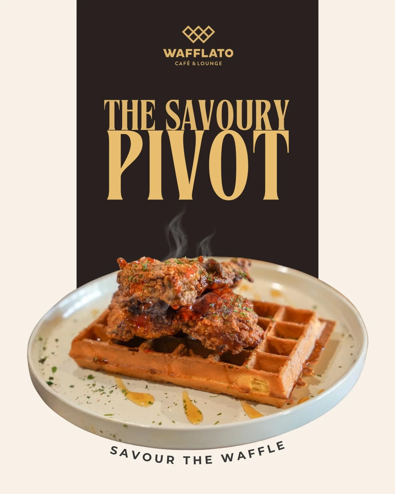 Who said waffles have to be sweet? 🍗🧇

If you haven&rsquo;t tried our savory side yet, you&rsquo;re missing out on the ultimate #Calgary lunch.

It&rsquo;s the perfect balance of mountain comfort and city flavor.

Lunch is served until 4 PM!

#Savo