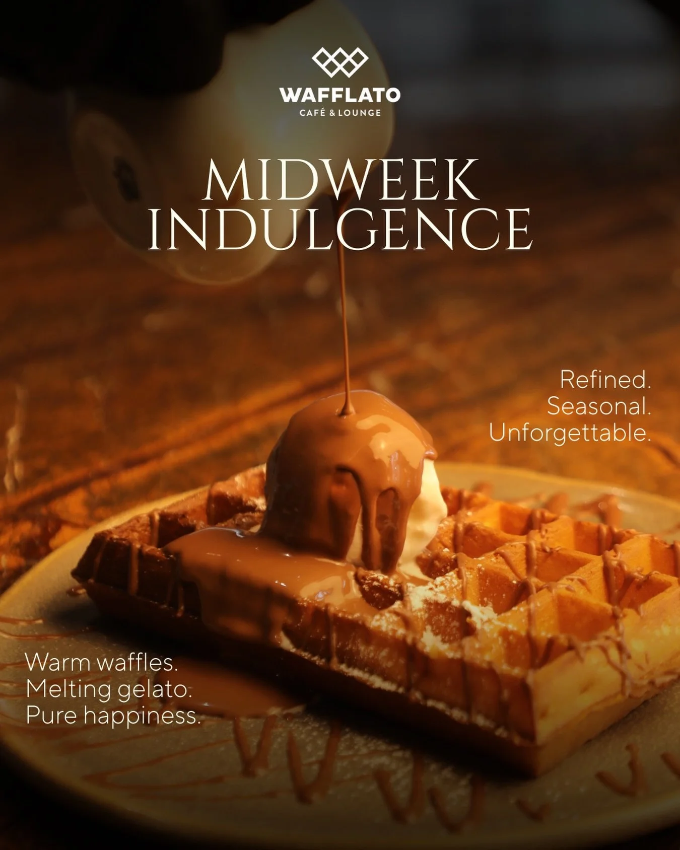 You&rsquo;re halfway to the weekend.
You&rsquo;ve earned this. 🍓✨

Wednesday is the official &ldquo;I need a treat&rdquo; day.
Whether it&rsquo;s a classic Belgian sugar waffle or a loaded fruit masterpiece, we&rsquo;ve got the cure for the mid-week