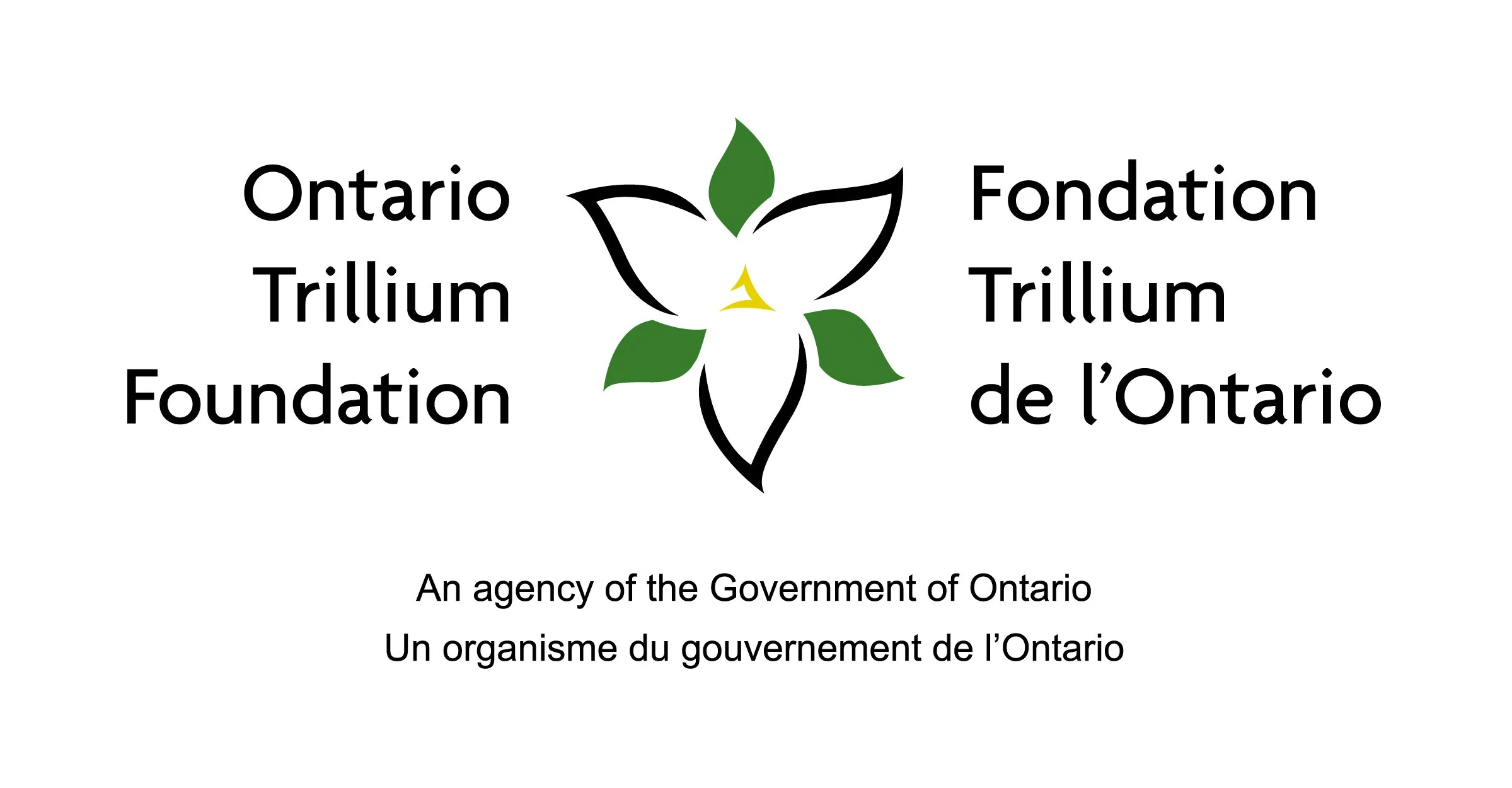 A white flower surrounded by green leaves with a yellow centre - the official flower of Ontario