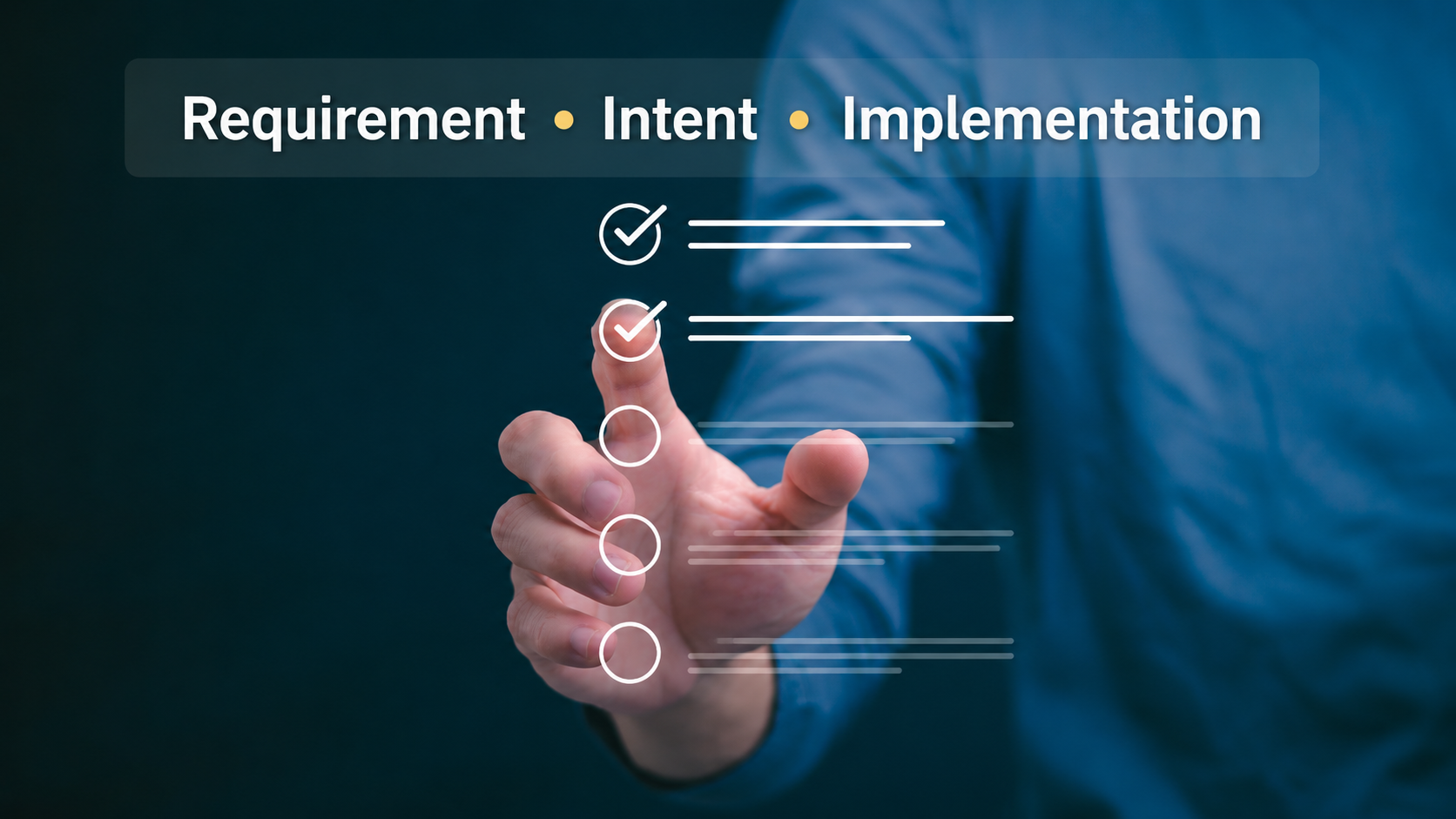Separating requirements, intent, and implementation: A lesson from ASTM Committee Week