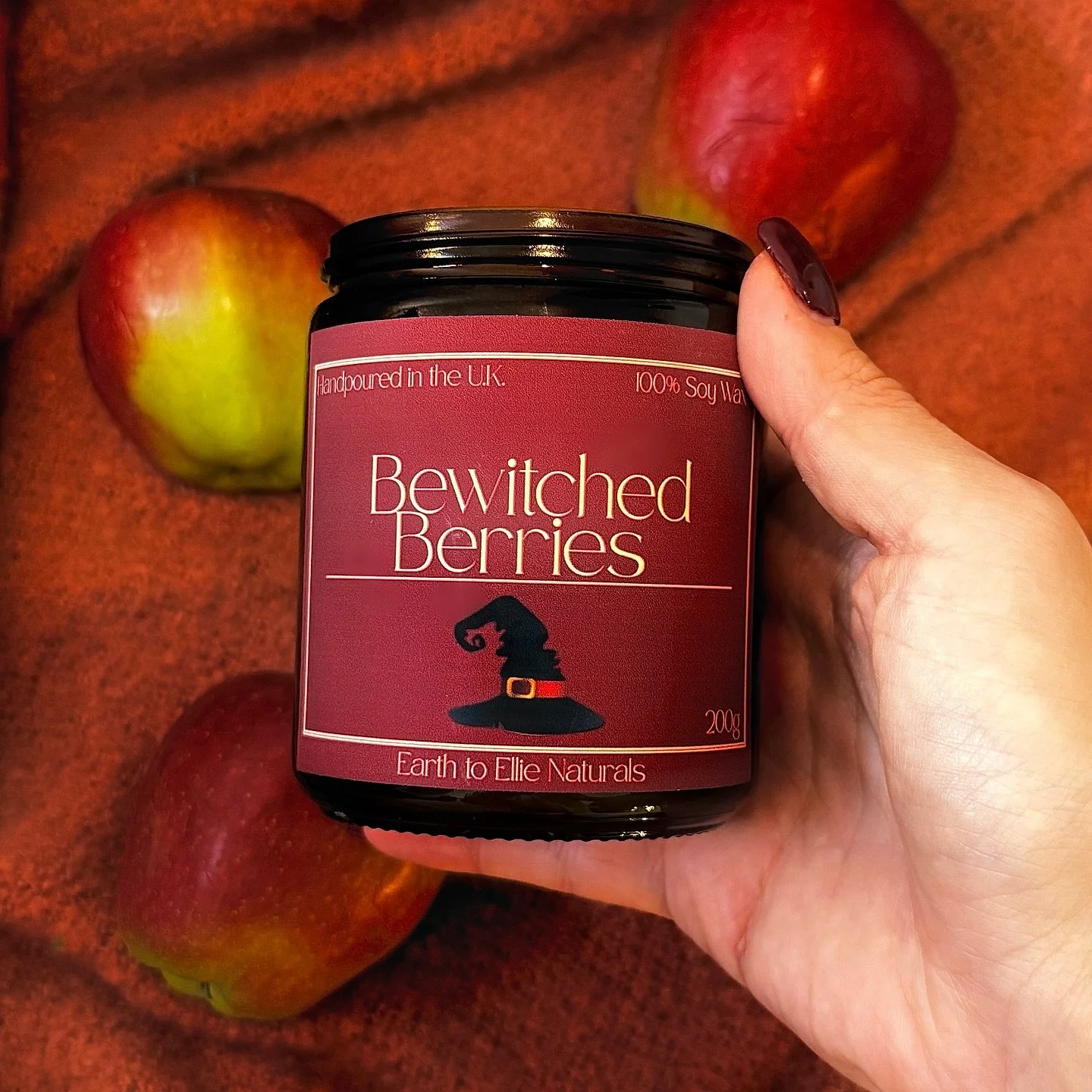 The Halloween Candle Collection is now available on my website! Featuring three spooky scents, you can transform your home into the ultimate Halloween Den 🎃👻 

Scents:
* Bewitched Berries 
* Midnight Potions
* Dragon&rsquo;s Blood 

Available on: e