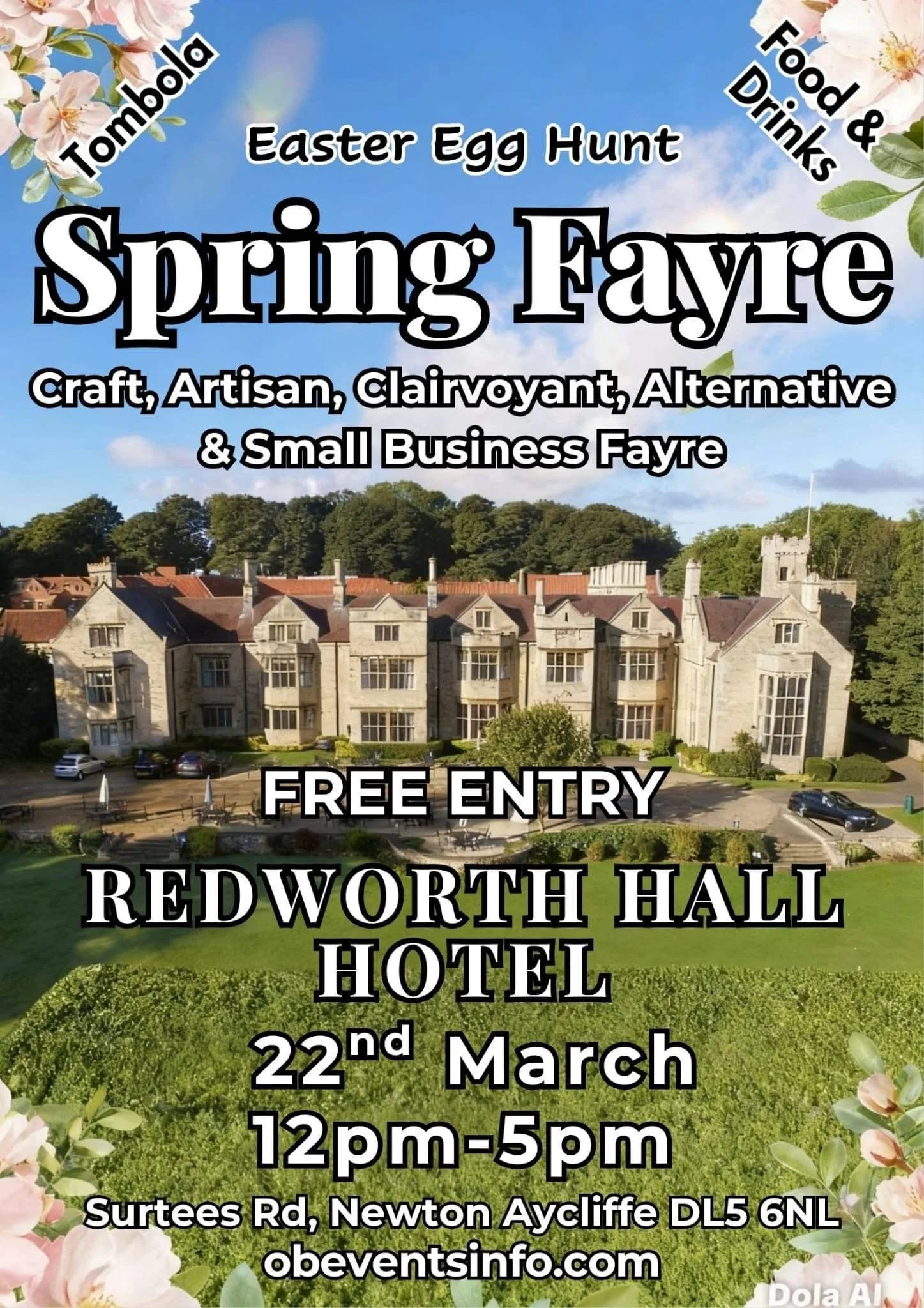 Redworth Hall Hotel Spring Fayre