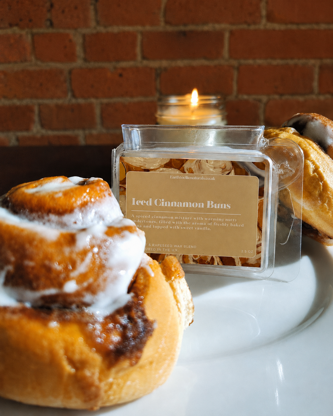 Iced Cinnamon Buns Luxury Wax Melts