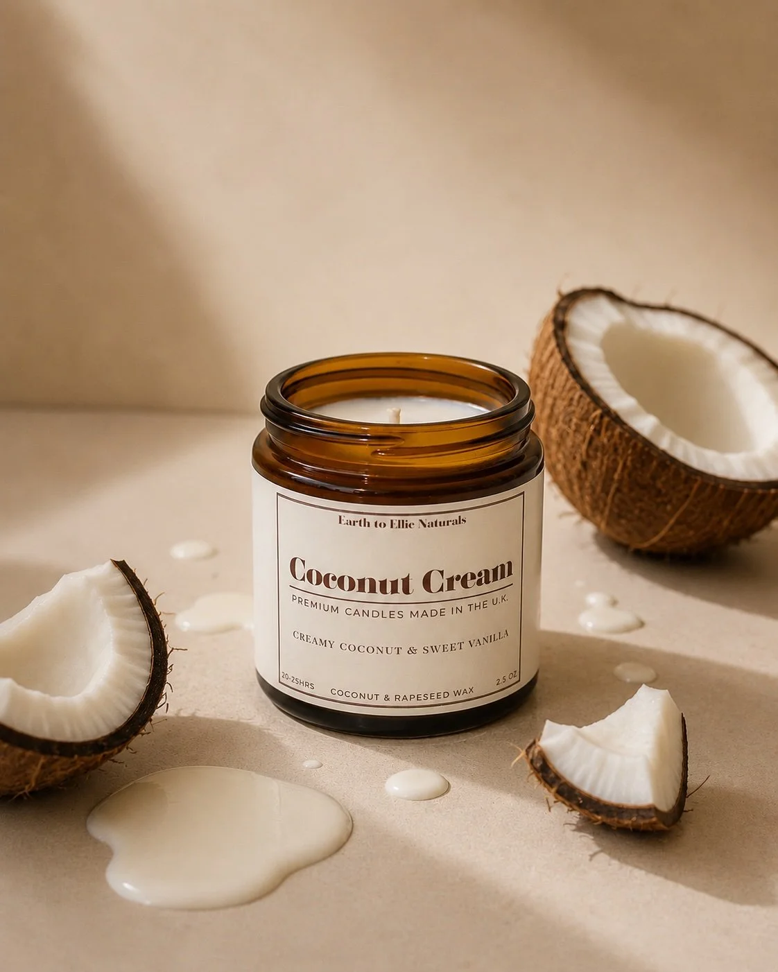 Coconut Cream Small Candle