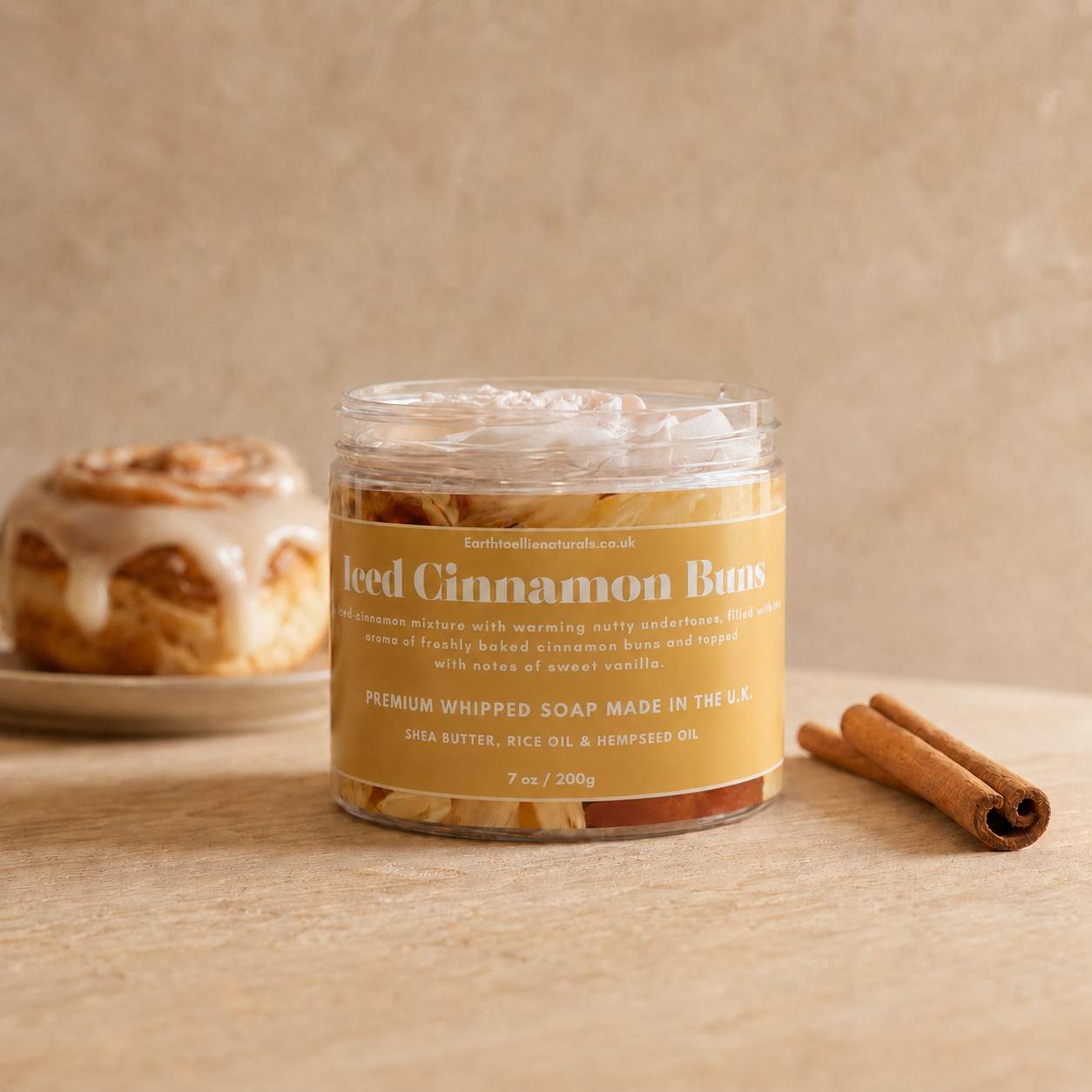 Iced Cinnamon Buns Whipped Soap