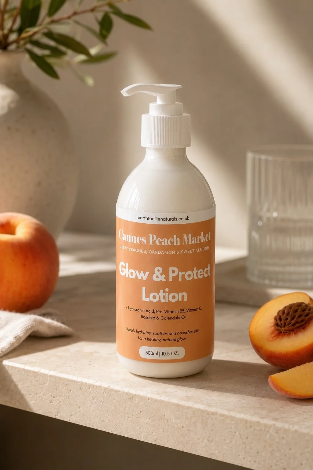 Cannes Peach Market Glow & Protect Body Lotion