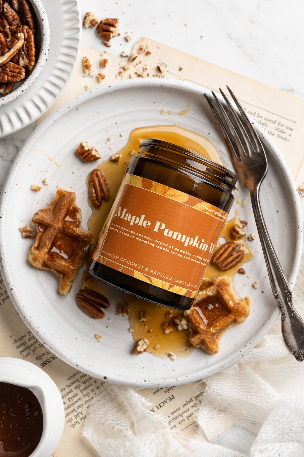 Maple Pumpkin Waffles Luxury Candle