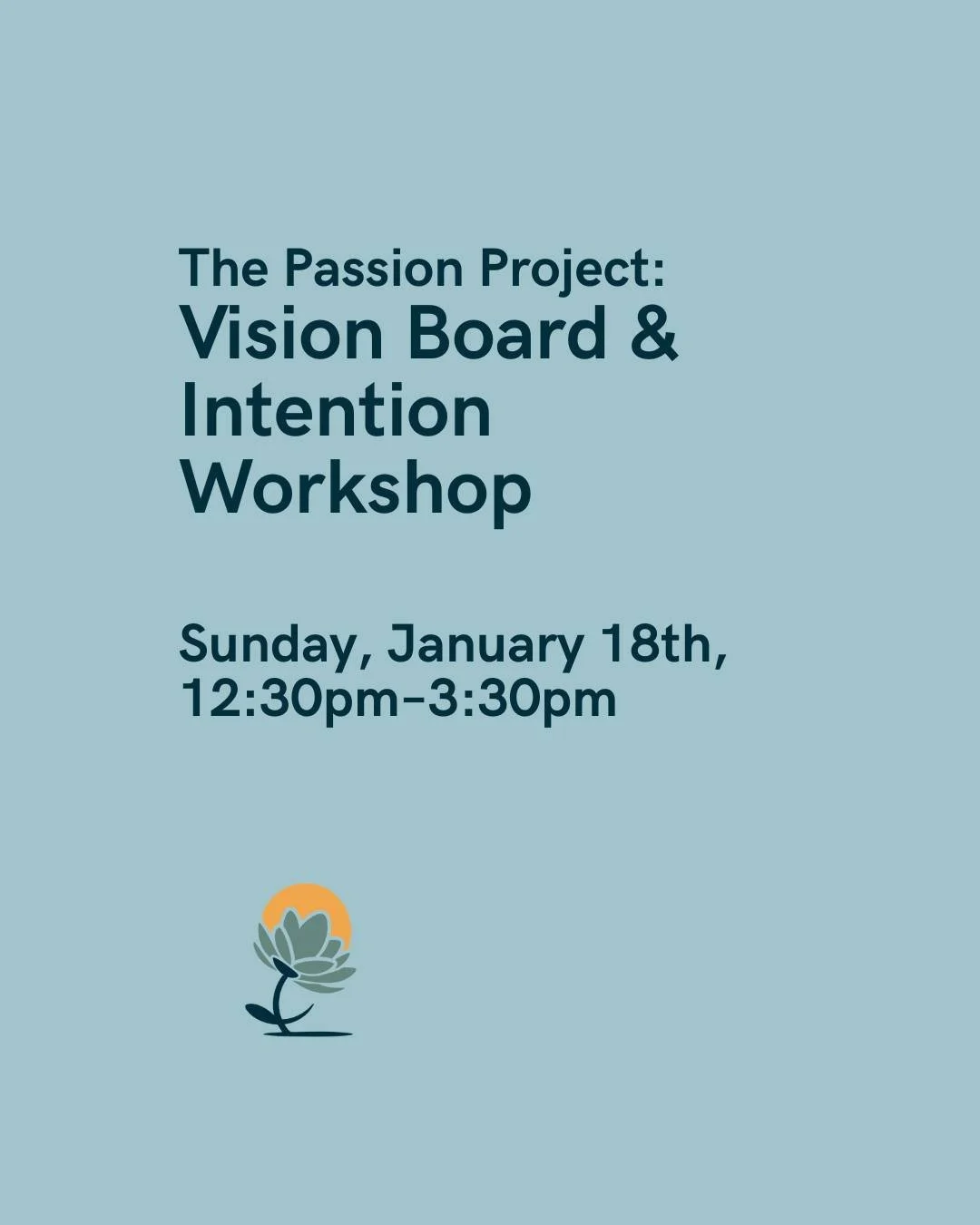 You don't need to have it all figured out.

But you do deserve space to pause, reflect, and get clear on what truly matters to you this year.

The Passion Project is a guided workshop designed to help you clarify your values and intentionally vision 