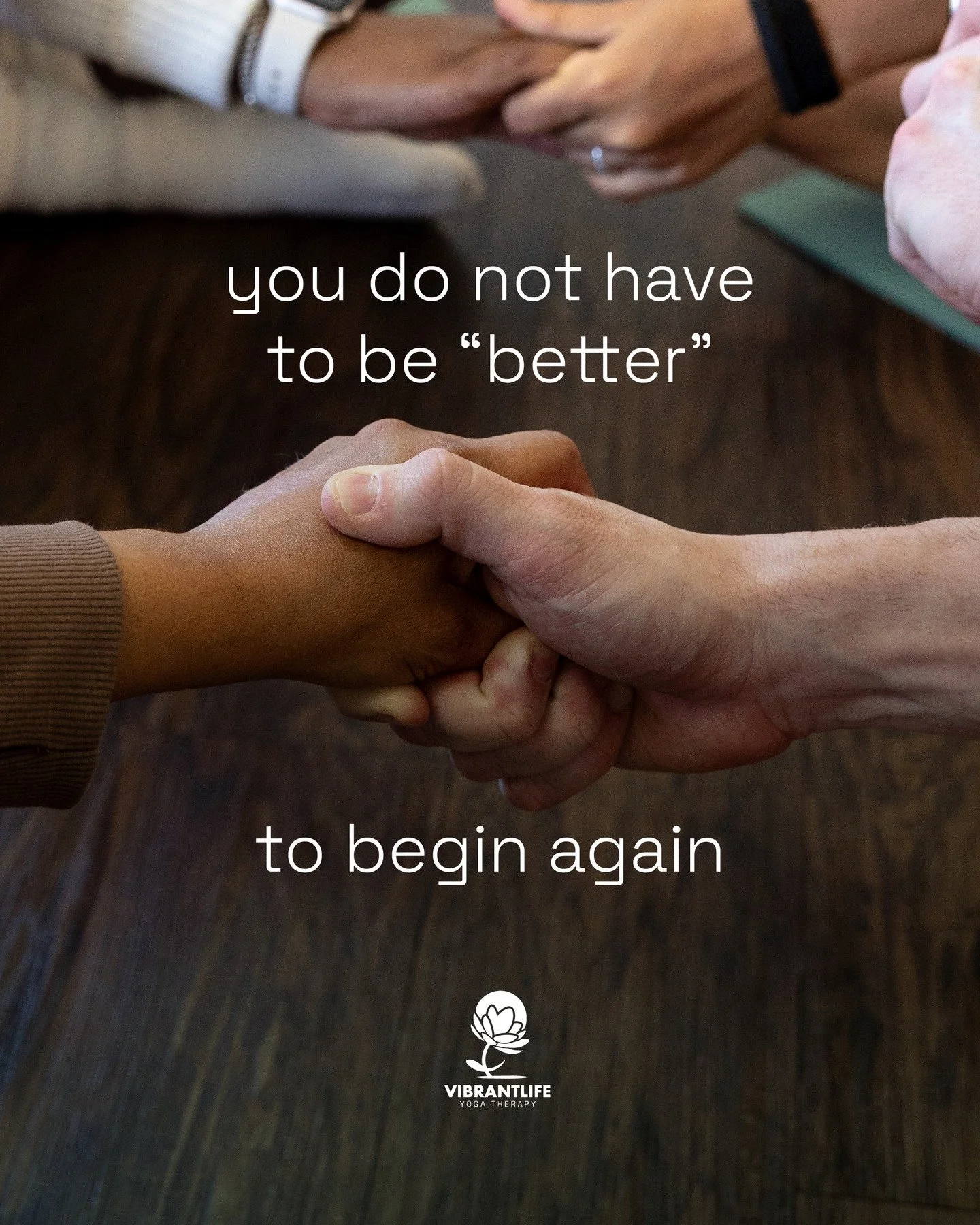 You do not have to be &ldquo;better&rdquo; to begin.

You do not need more flexibility.
More energy.
More confidence.
More certainty.

You do not have to prove you are ready for support.

At VibrantLife, we believe healing spaces should feel accessib