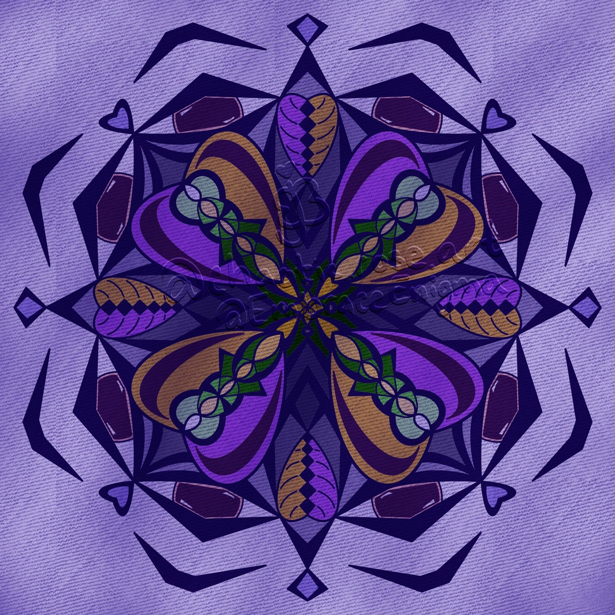 I just think it&rsquo;s neat 😊
I love doing reflection or kaleidoscope pieces. They&rsquo;re therapeutic and are a good way for me to convey specific emotional and mental processes I go through.