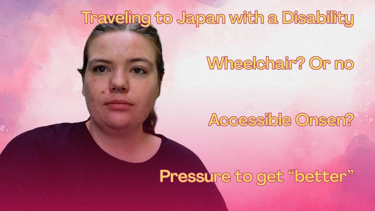 New video up on my channel about traveling to Japan with a disability. Please check it out, and if you know anything about traveling with mobility challenges, let&rsquo;s connect!! Link is in my bio!