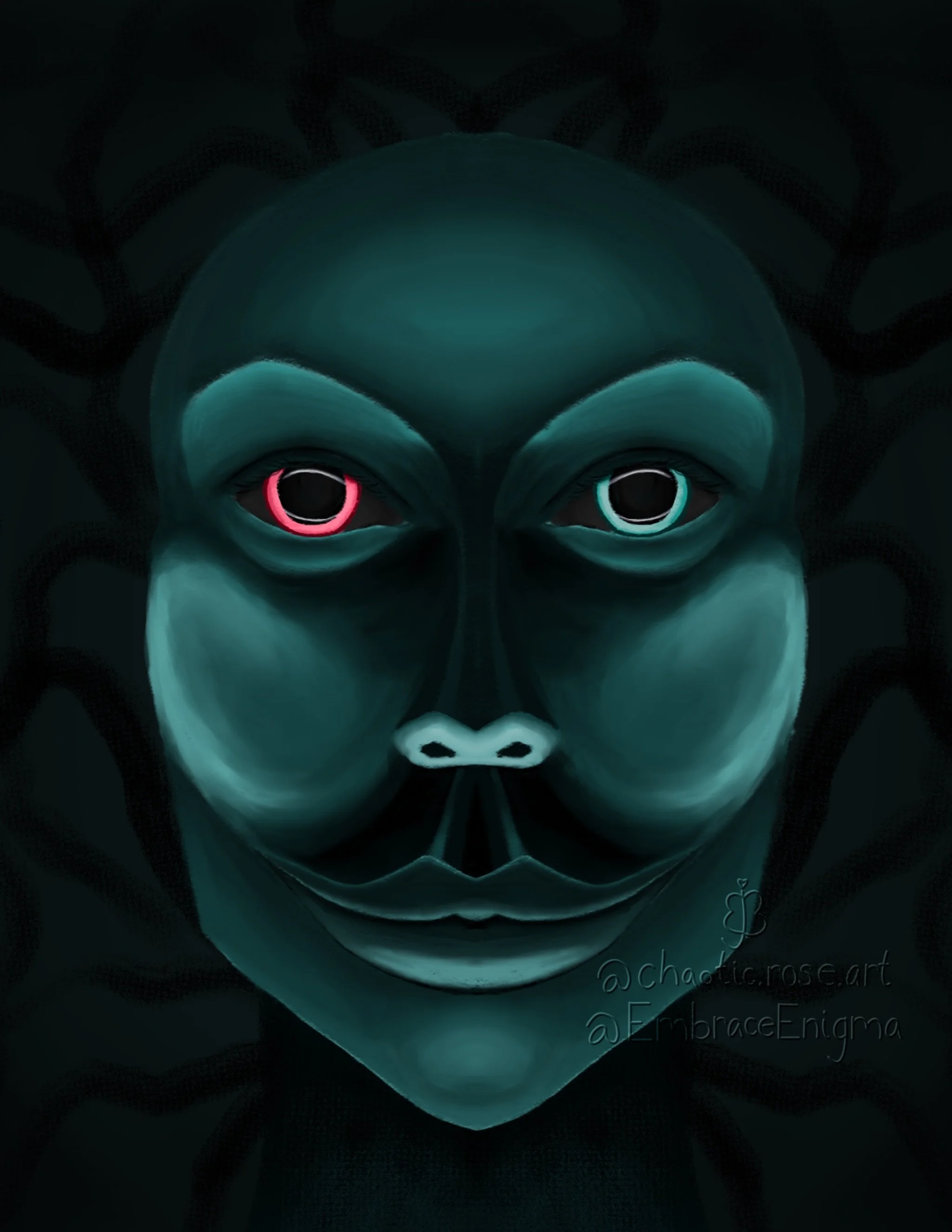 Talon. 
Talon is a persecutor in our system. They&rsquo;ve been fronting a lot lately, and this is some of the art they&rsquo;ve made during that time.