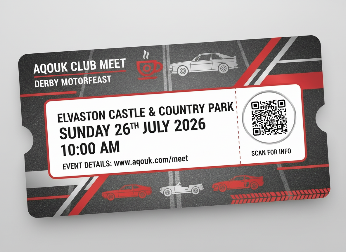 Derby MotorFeast – AQOUK Club Ticket