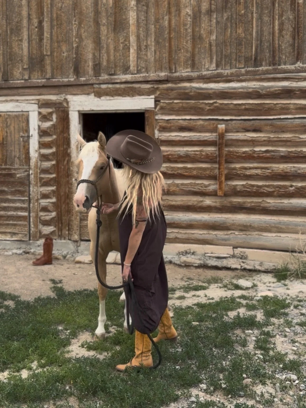 Dan Post boots and palominos are always a good idea

Wearing by Sunrise Canyon&rsquo;s
@danpostbootco