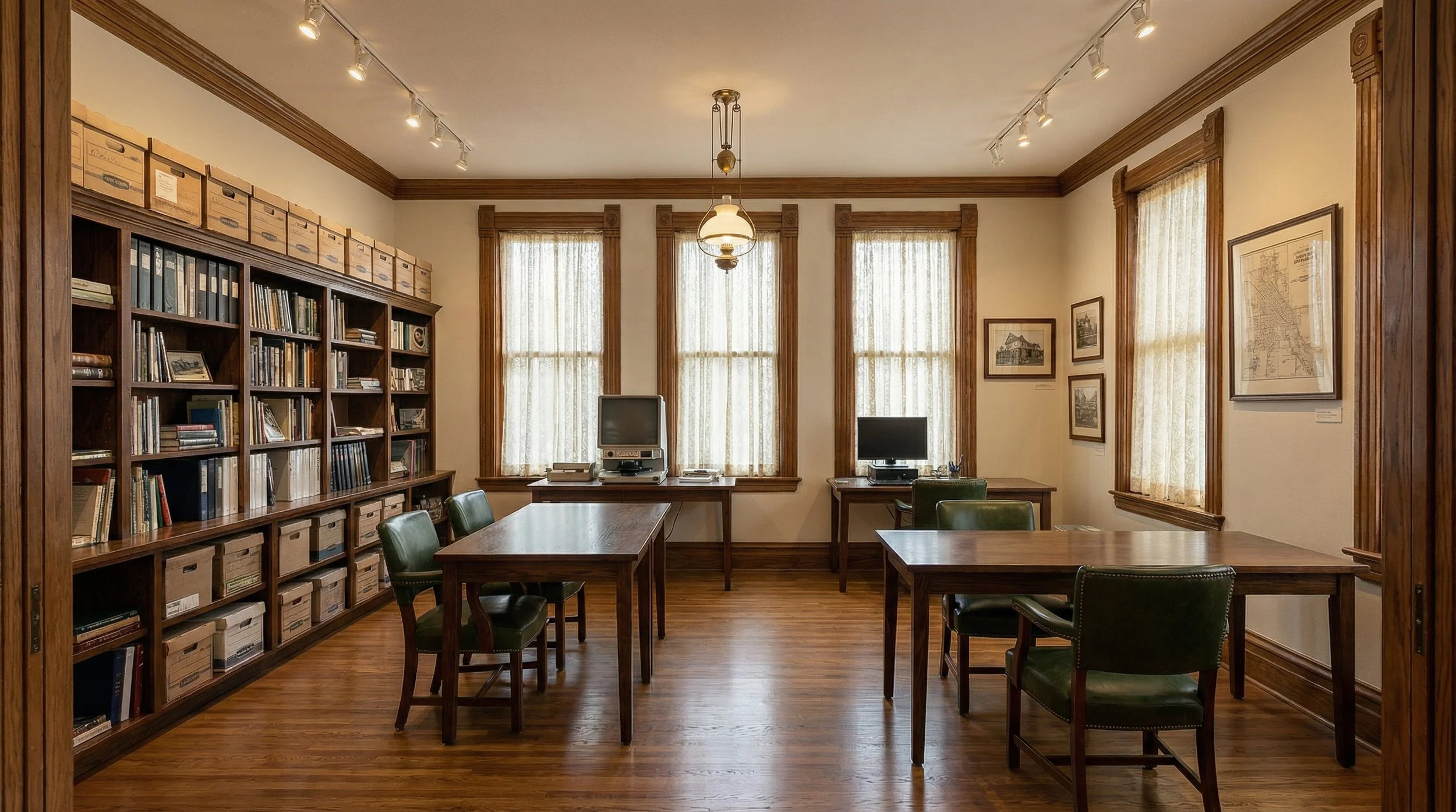 Rendering of the future research and reading room