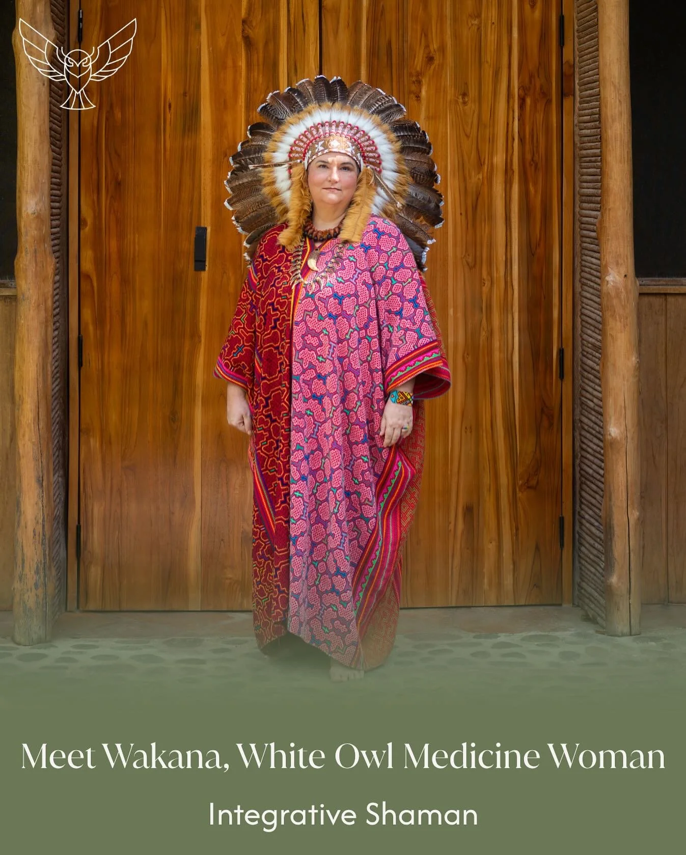 I am Wakana, White Owl Medicine Woman.

I have been serving in sacred plant medicine ceremony for more than 40 years, carrying forward the healing traditions of my Indigenous and Appalachian ancestors.

This path is rooted in kindness, compassion and