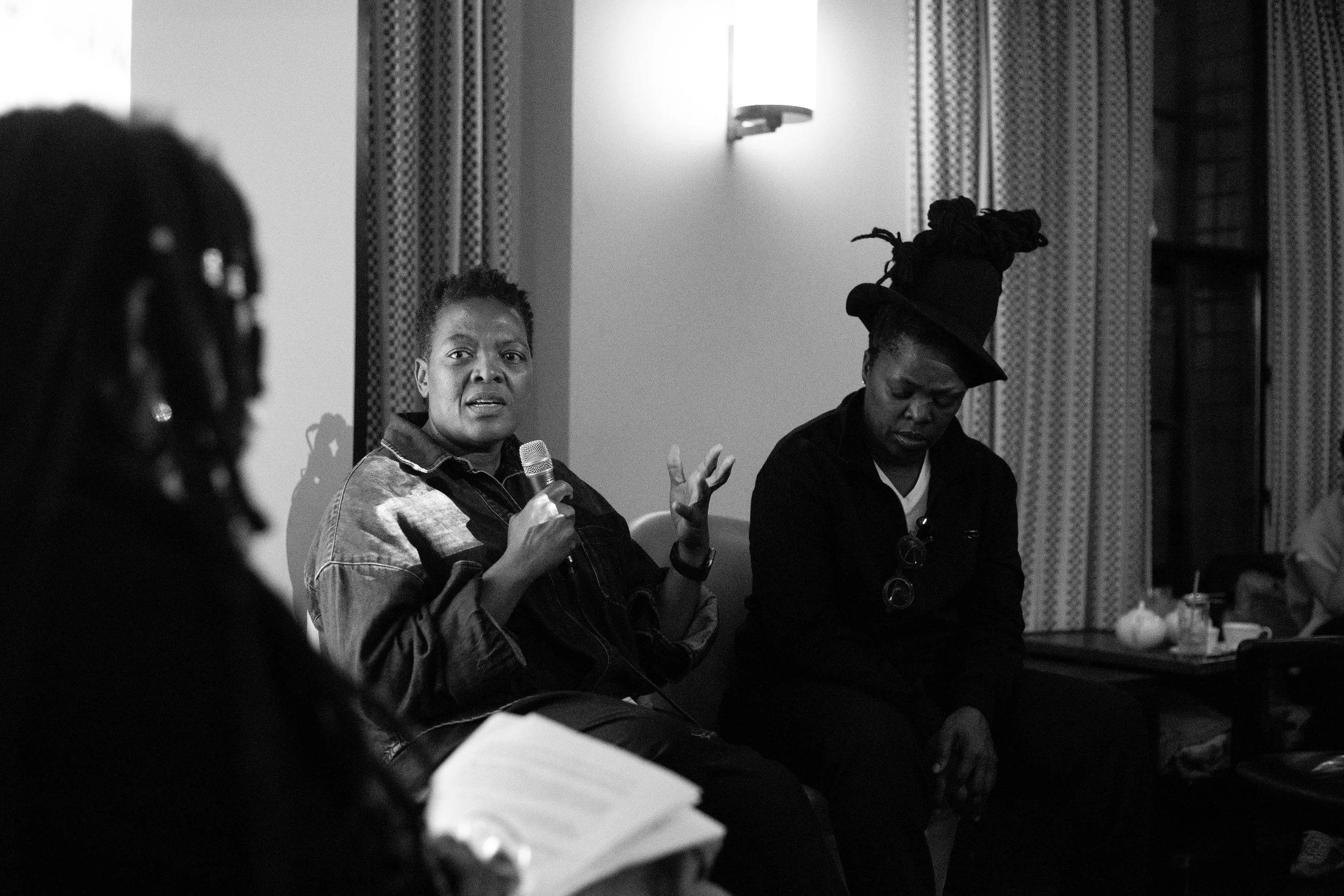 HlangananiTalk_NaomiePieter,GabiNgcoboandZaneleMuholi_11Sep2026_SohoHouseAmsterdam-13.jpg