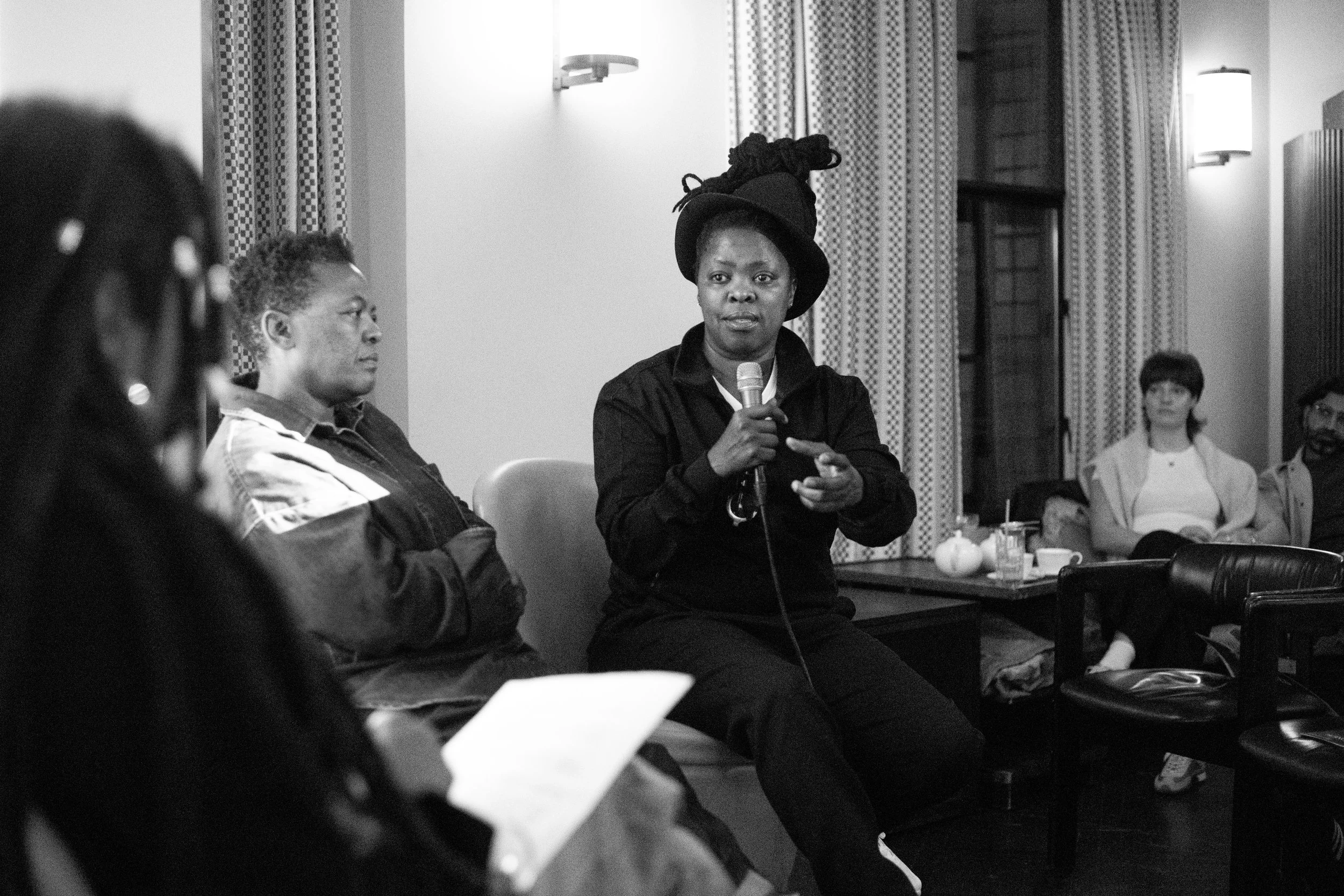 HlangananiTalk_NaomiePieter,GabiNgcoboandZaneleMuholi_11Sep2026_SohoHouseAmsterdam-16.jpg