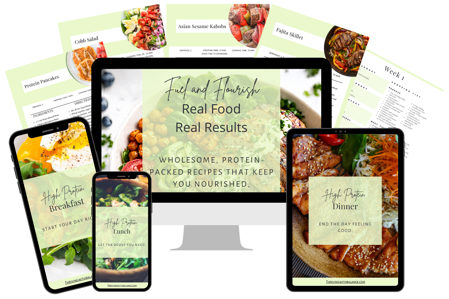 Fuel and Flourish High Protein Meal Plan