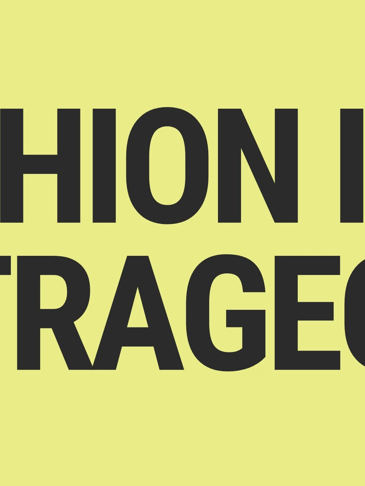 Cofounded by academic Gabrielle Miller @gabrielle1 and storyteller Kestrel Jenkins @consciouschatter Fashion Is Outrageous (FIO) develops educational materials and interactive experiences, evidence-based data insights, reports and creative art-driven