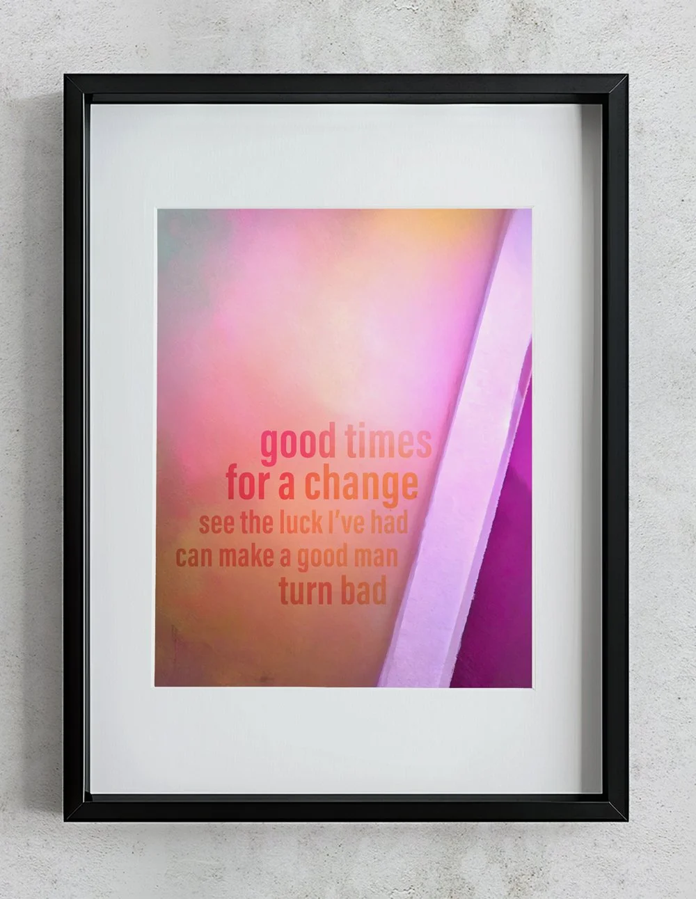 11x14 Matted Print – Please Please Please