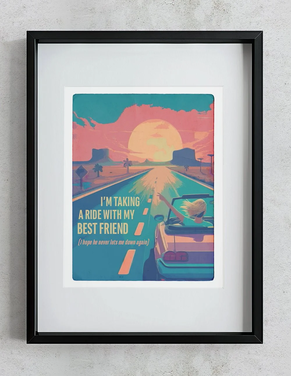 11x14 Matted Print – Never Let Me Down Again