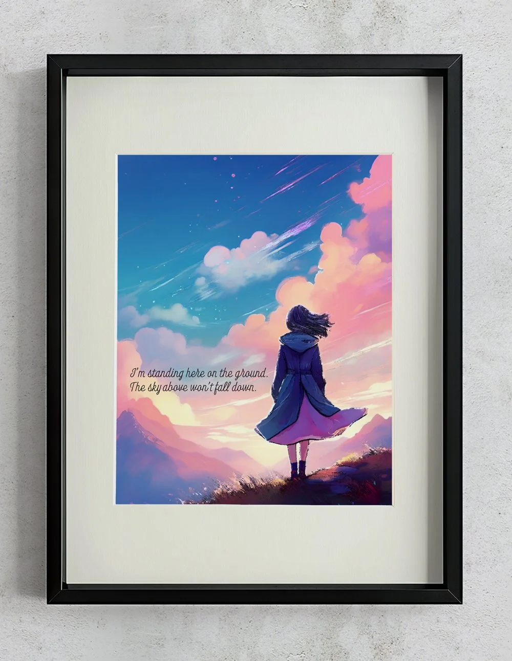 11x14 Matted Print – Don't Change