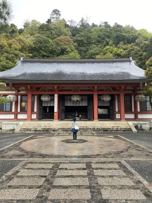 Mount Kurama Power spot in front of temple