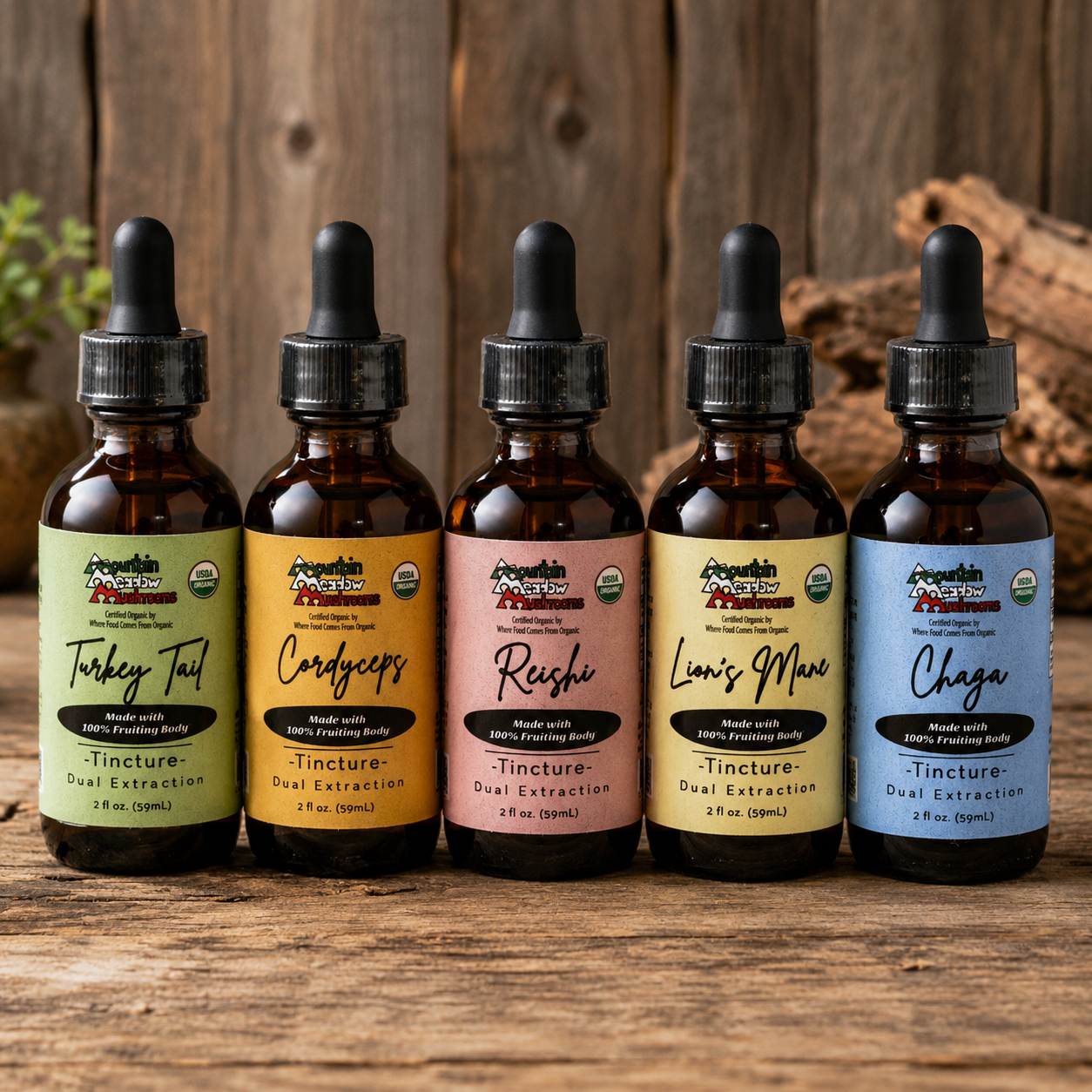 Complete Mushroom Tincture Collection