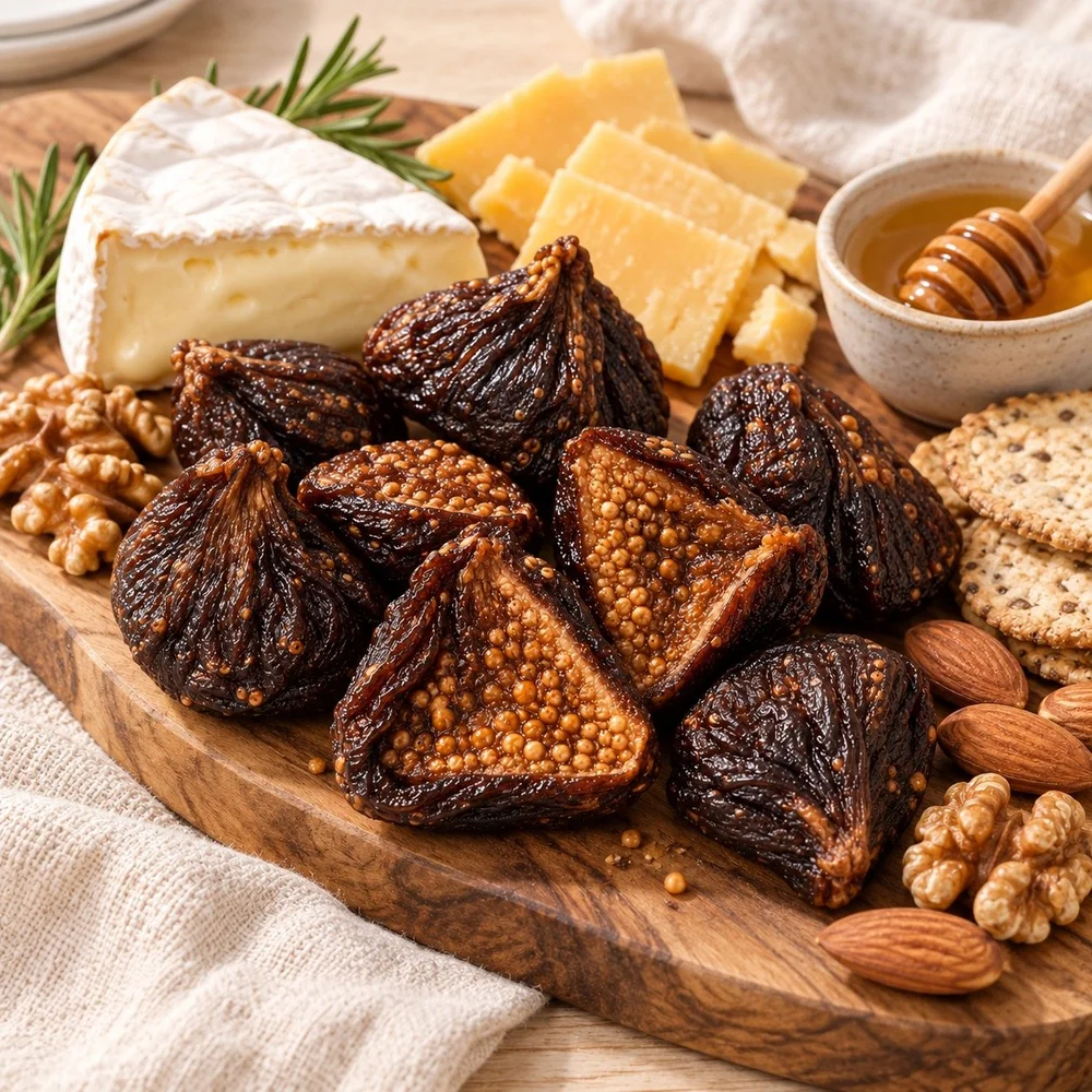 Sunny Stone’s dried figs on a charcuterie board