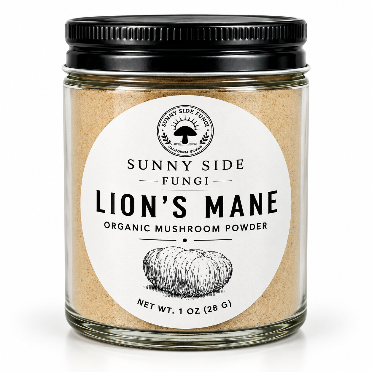 Organic Lion's Mane Powder Small Batch Local Grown