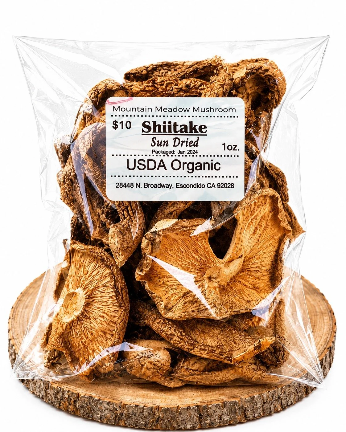 Sun-Dried Whole Shiitake Mushrooms