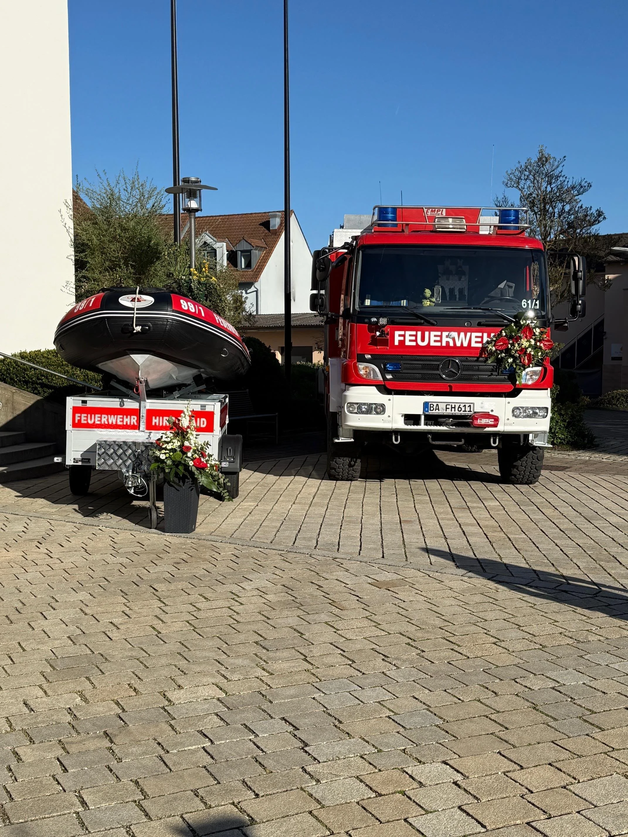 Fahrzeugweihe Feuerwehr Hirschaid