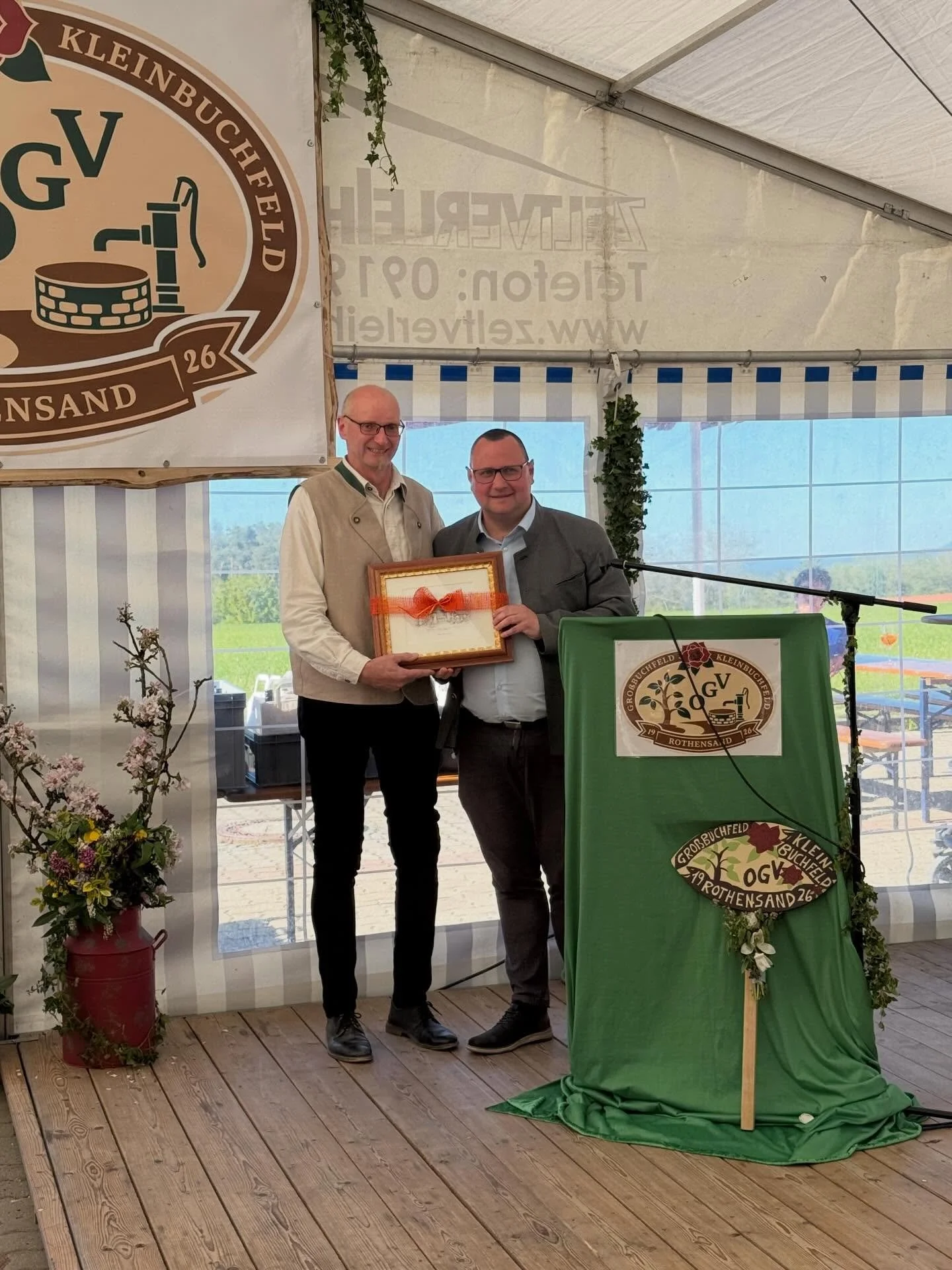 100 Jahre OGV Rothensand, Groß- und Kleinbuchfeld