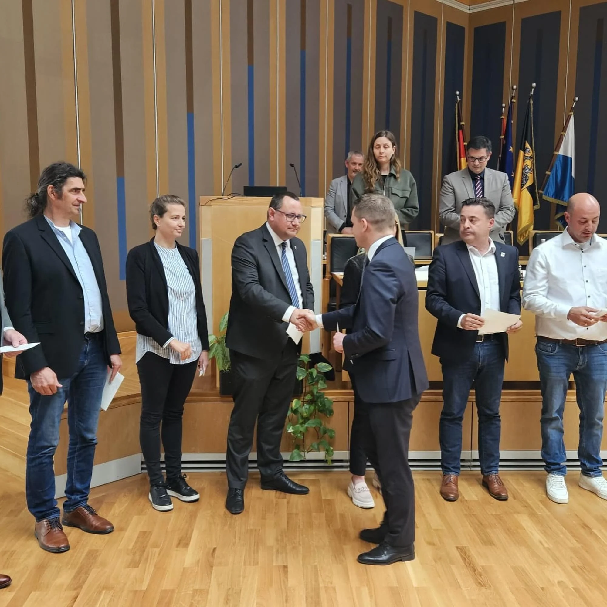 Vereidigung als Kreisrat