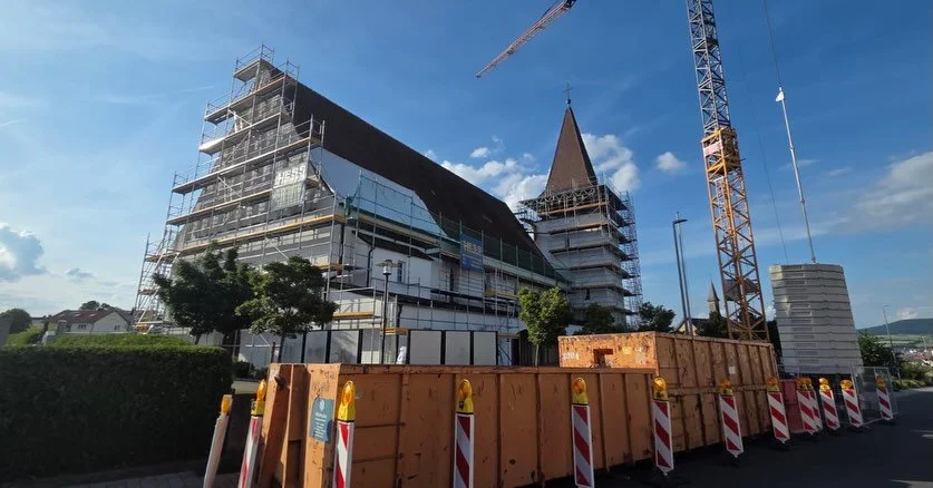 Baustelle St. Mauritius Kirche