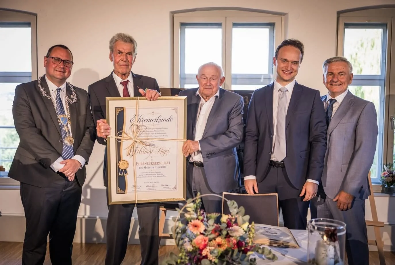 Ehrenbürgerschaft für Helmut Kügel