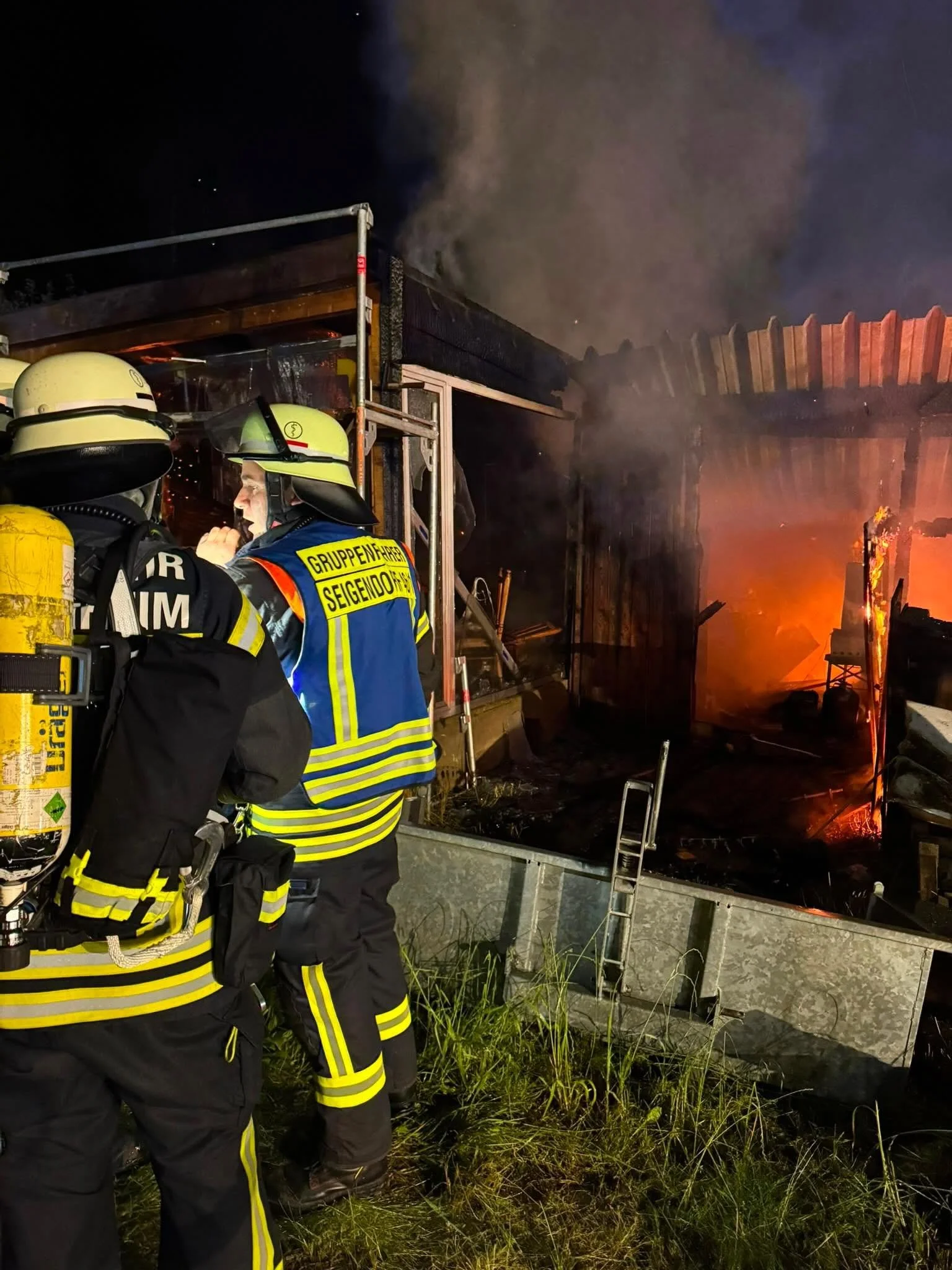 Brand in Seigendorf - Danke