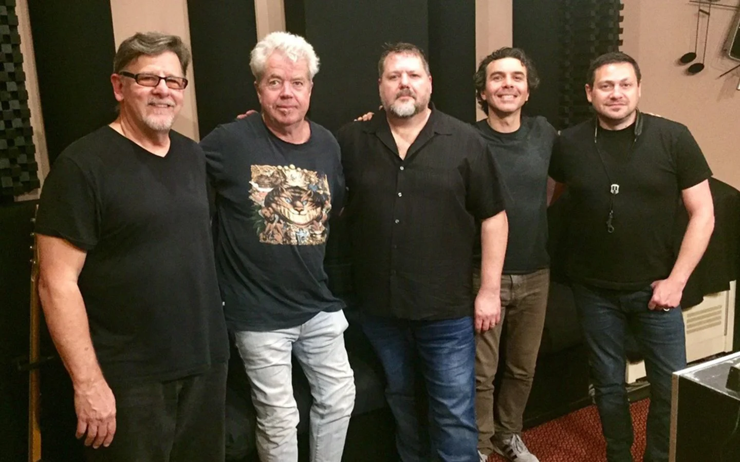 Studio session for David's record "Shapes"