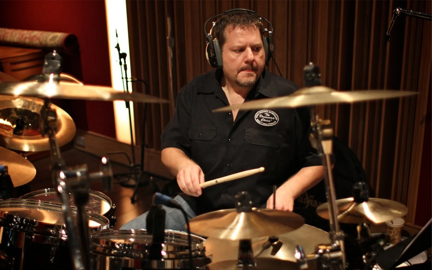 David Northrup recording at Subcat Studios, Syracuse, NY