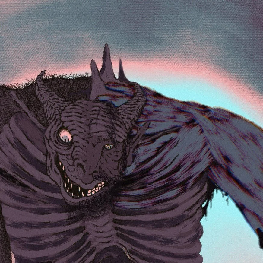 A selfish choice made and an innocent soul lost. The lifeless corpse rises. Bones snap and flesh boils as the reconstruction ensues. Air fills empty lungs and something unrecognizable stands before us. 

Scared eyes dart around the room and the creat