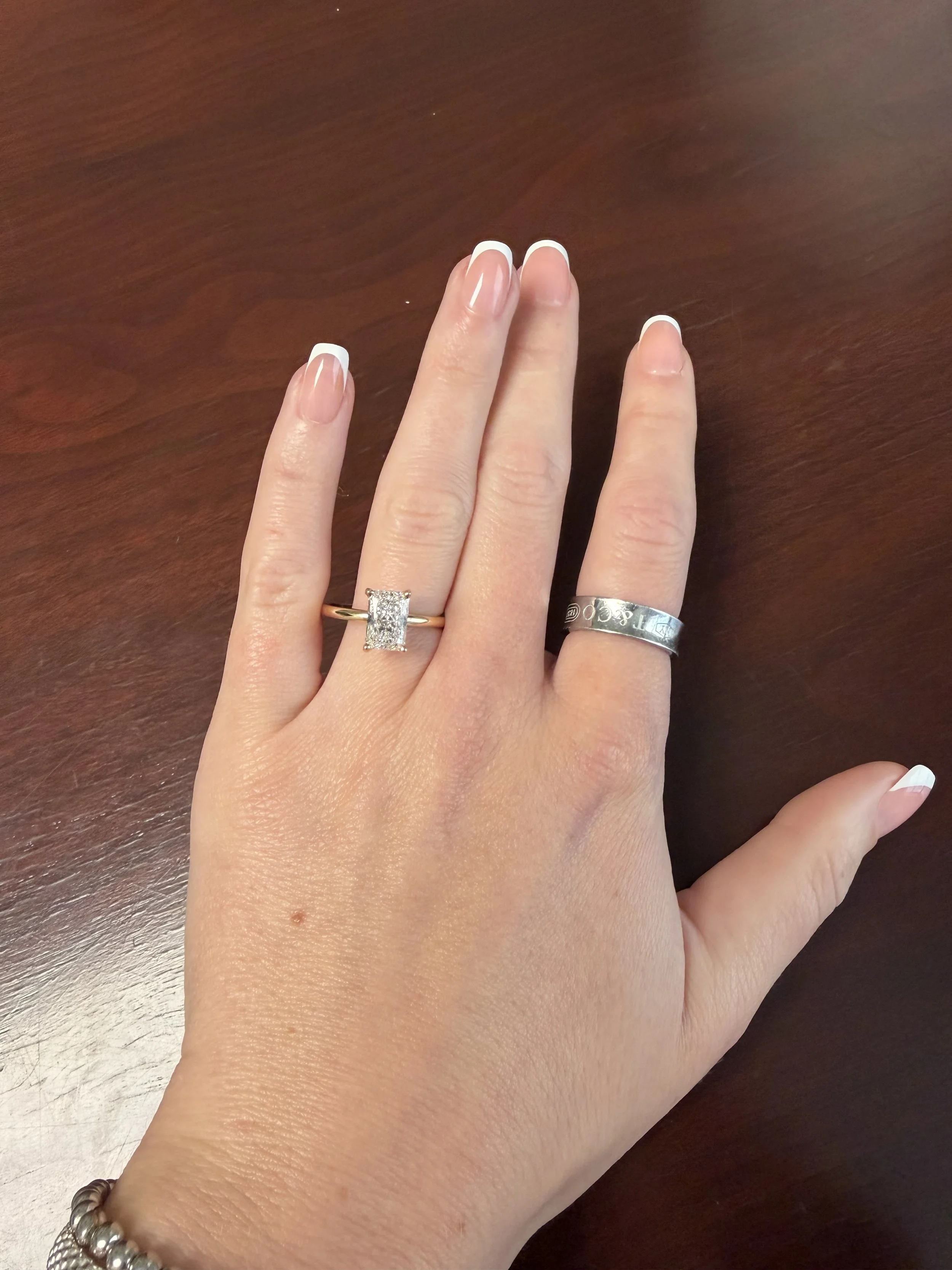 2.04 Carat Radiant Lab-Grown Diamond Ring