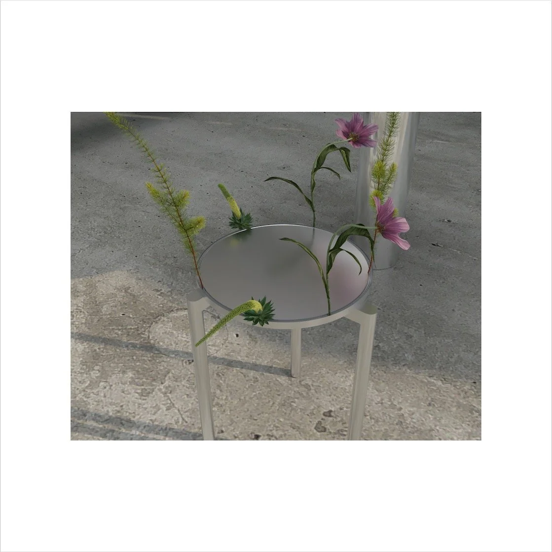 Ikebana Side Table